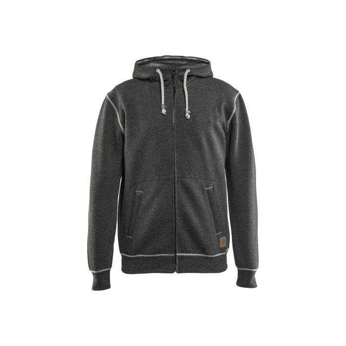 3398 Hooded sweatshirt met rits