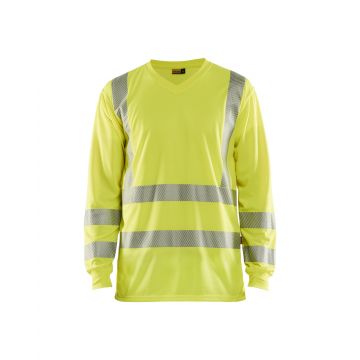 Blåkläder 3385 T-shirt manches longues col V haute-visibilité anti-UV