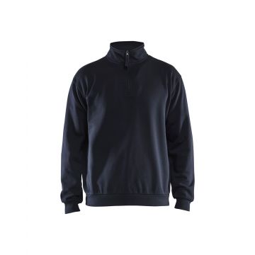 3587 Sweatshirt met halve rits