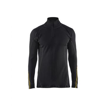 4796 FR Onderhemd zip-neck 68% merino