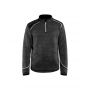 4943 Gebreid Sweatshirt 1/2 rits